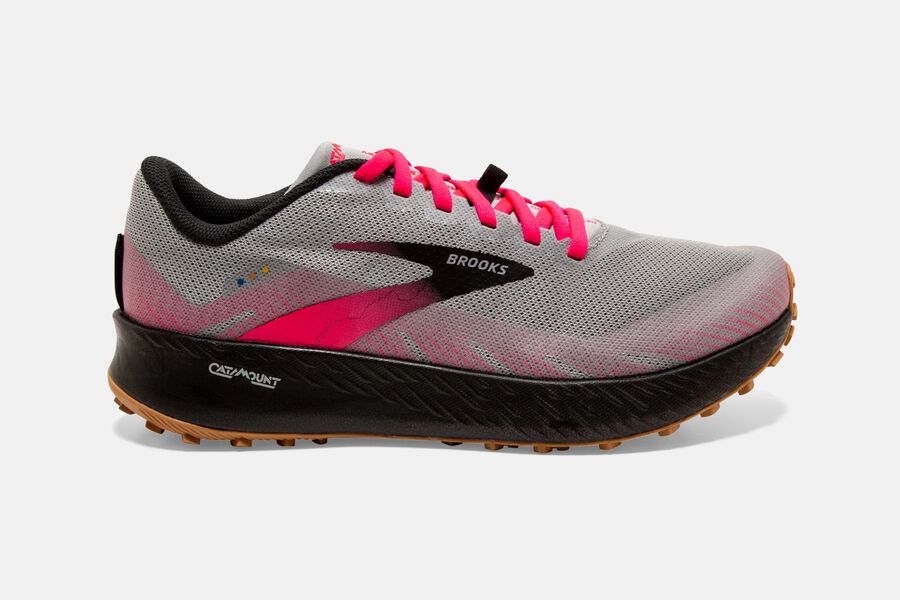 Brooks Catamount Trail Running Shoes Womens - Navy/Pink - RVWFU-6317